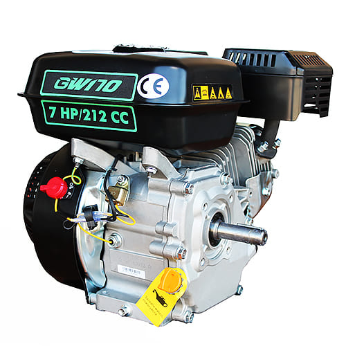 Двигун GrunWelt GW170F-Q (шпонка, вал 19 мм)