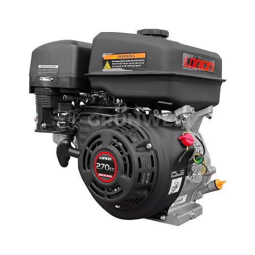 Двигун GrunWelt GW270F-S (9 л.с., бензин, шпонка 25 мм) Євро 5