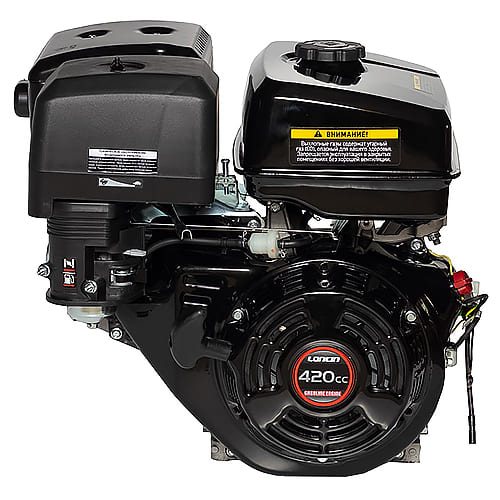 Двигун Loncin G420F (бензин, 16 к.с.) вал шпонка 25 мм, Євро 5 Двигун Loncin G420F (бензин, 16 к.с.) вал шпонка 25 мм, Євро 5