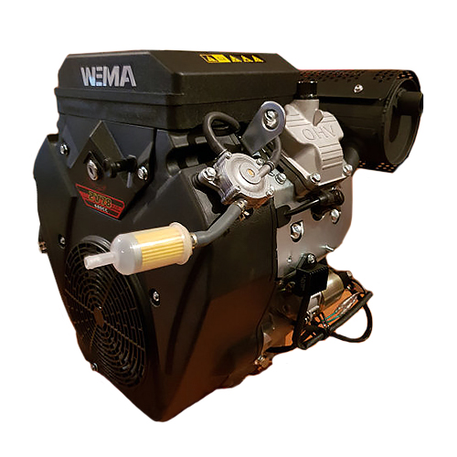 Двигун Weima WM2V78F (бензин, електростартер, шпонка, 20 к.с., 2 циліндри)