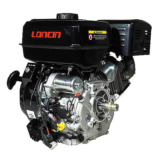 Двигун Loncin LC192FD (електростартер), 20 к.с., бензин, вал шпонка 25мм, Євро5