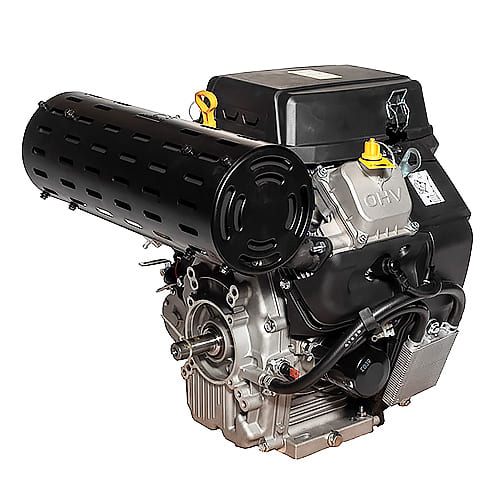 Двигун Loncin LC2V80FD (електростартер), 30 к.с., бензин, вал шпонка 36 мм, Євро5 Двигун Loncin LC2V80FD (електростартер), 30 к.с., бензин, вал шпонка 36 мм, Євро5