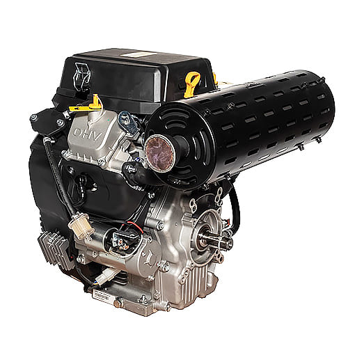 Двигун Loncin LC2V80FD (електростартер), 30 к.с., бензин, вал шпонка 36 мм, Євро5 Двигун Loncin LC2V80FD (електростартер), 30 к.с., бензин, вал шпонка 36 мм, Євро5