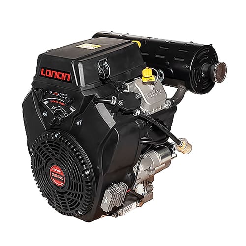 Двигун Loncin LC2V80FD (електростартер), 30 к.с., бензин, вал шпонка 36 мм, Євро5