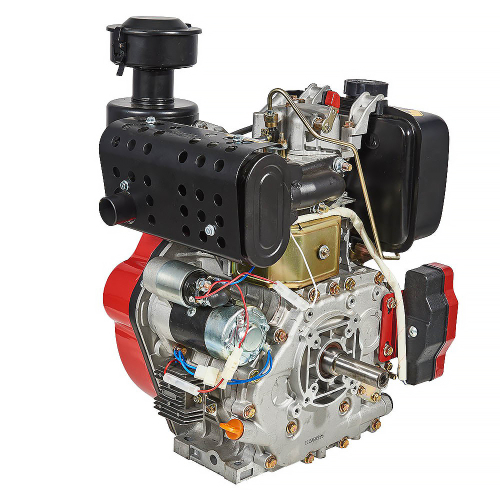 Двигун дизельний Bulat BT 186F-SE (10 к.с., електростартер, шпонка 25.4 мм, циліндр знімний)