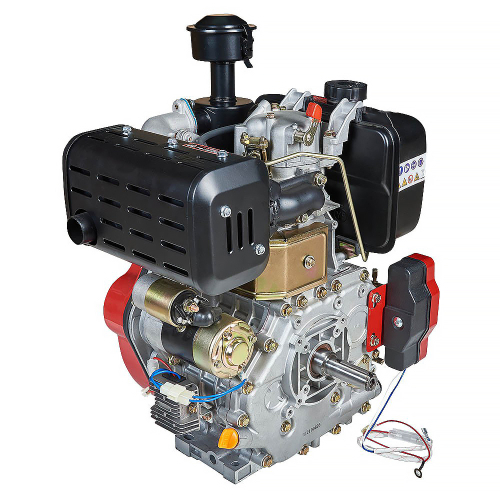 Двигун дизельний Bulat BT 186F-SE (10 к.с., електростартер, вал шпонка 25,4 мм)
