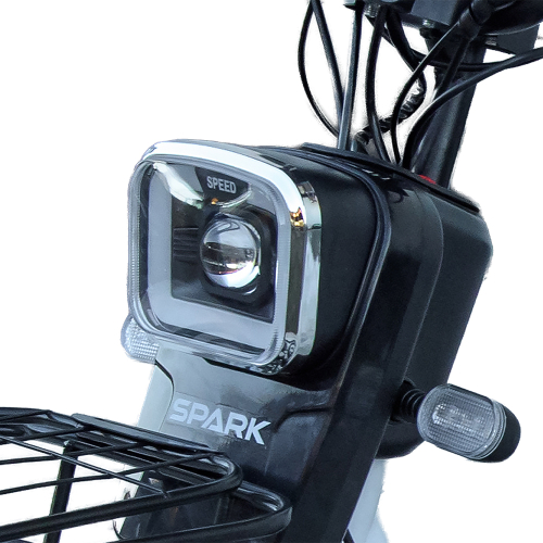Велосипед з електромотором SPARK CITY 14" 48V/500W/20Ah Чорний