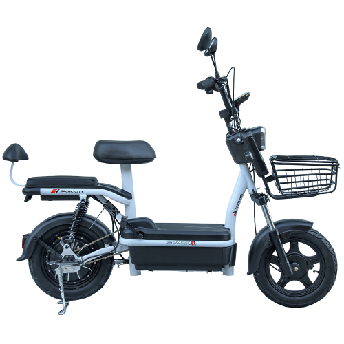 Велосипед з електромотором SPARK CITY 14" 48V/500W/20Ah Чорний