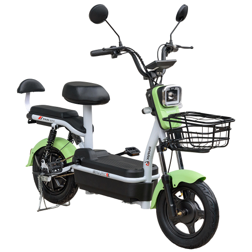 Велосипед з електромотором SPARK CITY 14" 48V/500W/20Ah Зелений