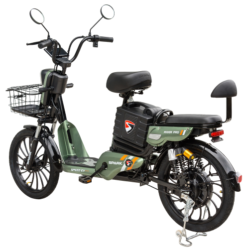 Велосипед з електромотором SPARK RIDER PRO 14" 48V/650W/20Ah Зелений Велосипед з електромотором SPARK RIDER PRO 14" 48V/650W/20Ah Зелений