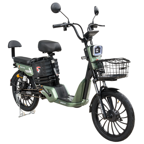 Велосипед з електромотором SPARK RIDER PRO 14" 48V/650W/20Ah Зелений Велосипед з електромотором SPARK RIDER PRO 14" 48V/650W/20Ah Зелений