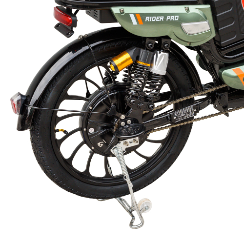 Велосипед з електромотором SPARK RIDER PRO 14" 48V/650W/20Ah Зелений Велосипед з електромотором SPARK RIDER PRO 14" 48V/650W/20Ah Зелений
