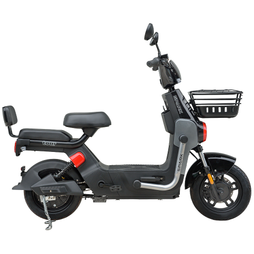 Велосипед з електромотором SPARK TOUR 14» 60V/500W/20Ah Сірий