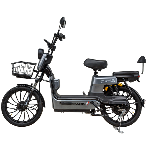 Велосипед з електромотором SPARK RIDER 14" 48V/500W/20Ah Сірий Велосипед з електромотором SPARK RIDER 14" 48V/500W/20Ah Сірий