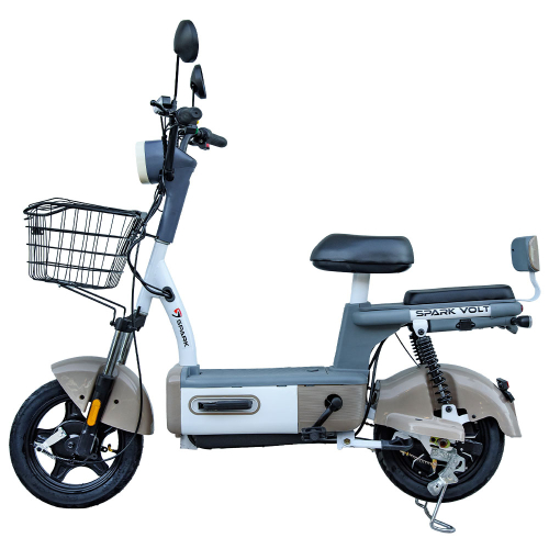 Велосипед з електромотором SPARK VOLT 14" 48V/400W/12Ah Бежевий