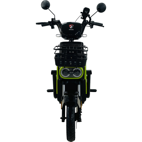 Велосипед с электромотором SPARK TOUR PRO 14" 60V/1000W/20Ah черный с зеленым