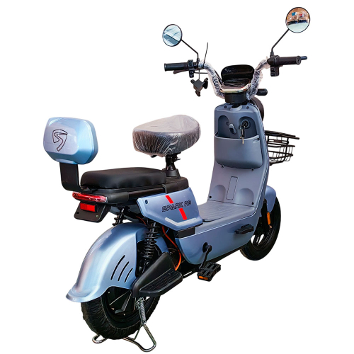 Велосипед с электромотором SPARK R9 14" 60V/800W/20Ah LiFePO4 серый