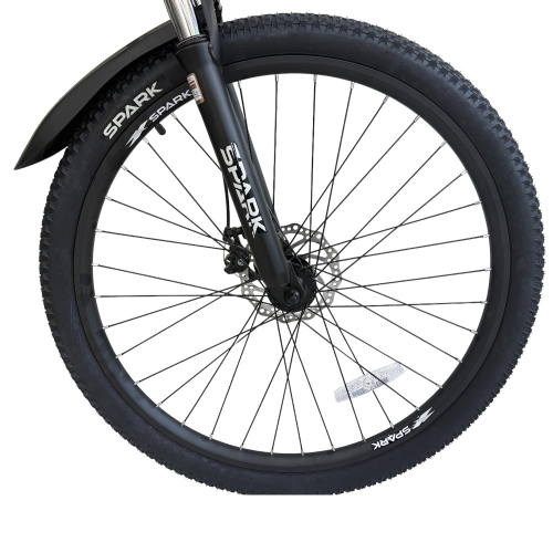 Велосипед с электромотором SPARK E-MTB SHADOW 15" 48V/500W/12,8Ah тёмно-зелёный