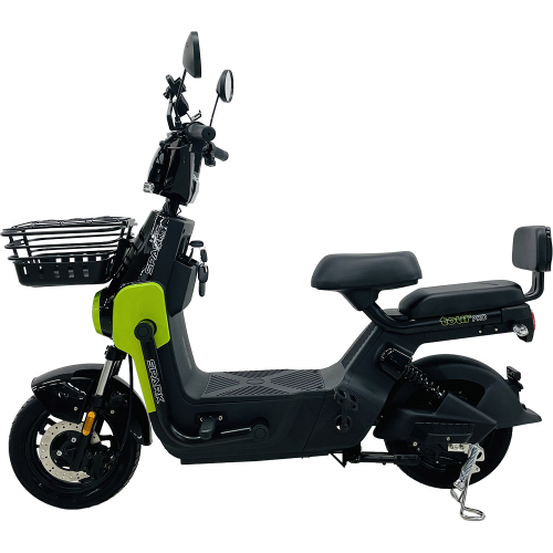 Велосипед с электромотором SPARK TOUR PRO 14" 60V/1000W/20Ah черный с зеленым