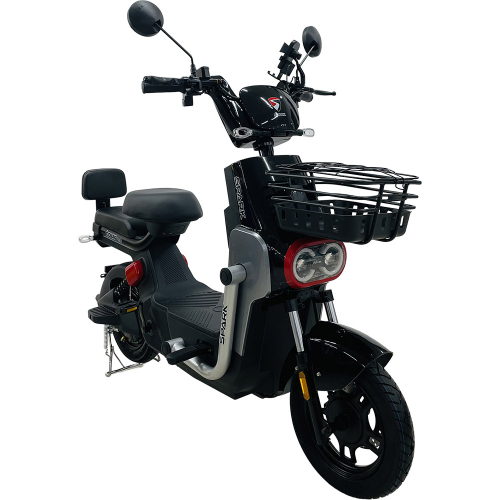 Велосипед с электромотором SPARK TOUR PRO 14" 60V/1000W/20Ah черный с серым