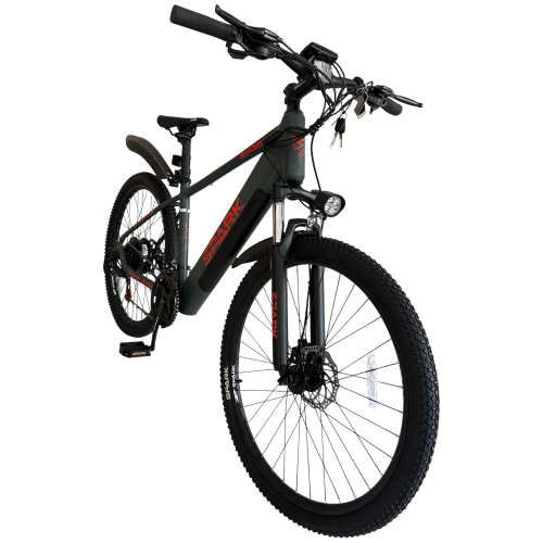 Велосипед с электромотором SPARK E-MTB SHADOW 15" 48V/500W/12,8Ah хаки (м)