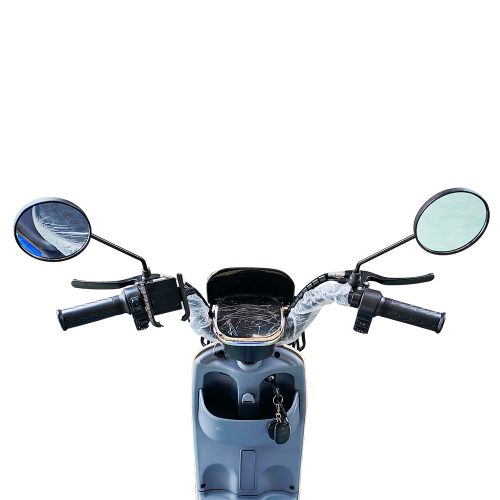 Велосипед с электромотором SPARK R9 14" 60V/800W/20Ah LiFePO4 белый с синим