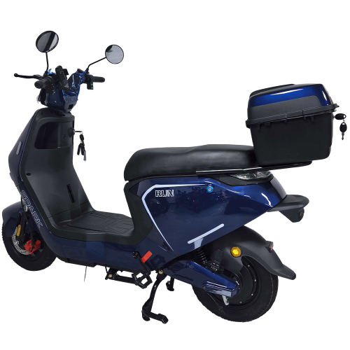 Велосипед с электромотором SPARK RUN 14" 60V/1000W/25Ah синий
