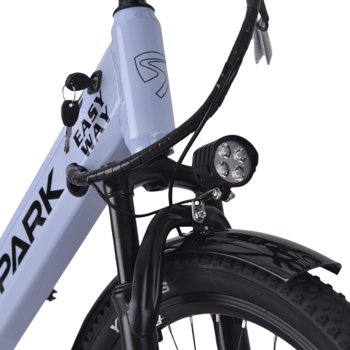 Велосипед с электромотором SPARK E-CITY EASY WAY 17" 48V/500W/12,5Ah голубой