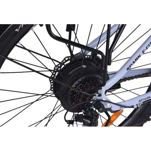 Велосипед с электромотором SPARK E-CITY EASY WAY 17" 48V/500W/12,5Ah голубой