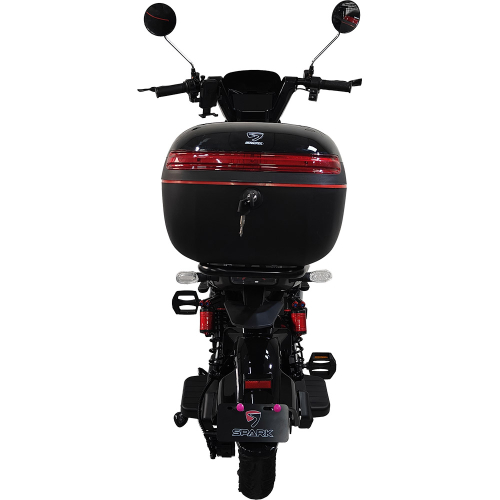 Велосипед с электромотором SPARK BOOST EVO 14" 72V/1200W/20Ah черный с серым