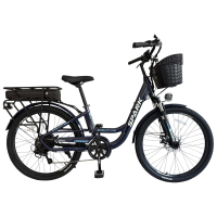 Велосипед с электромотором SPARK E-CITY COMFORT 17" 48V/500W/12,8Ah темно-синий