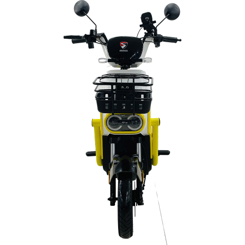 Велосипед с электромотором SPARK TOUR PRO 14" 60V/1000W/20Ah белый с желтым