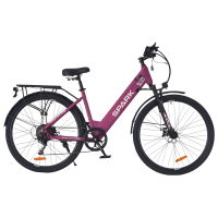 Велосипед с электромотором SPARK E-CITY EASY WAY 18" 48V/500W/12,5Ah фиолетовый матовый