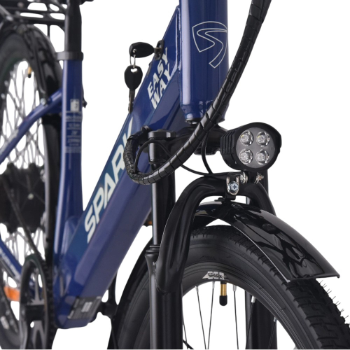 Велосипед с электромотором SPARK E-CITY EASY WAY 18" 48V/500W/12,5Ah синий
