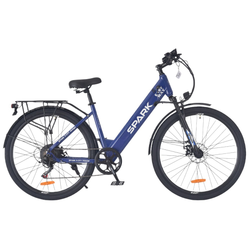 Велосипед с электромотором SPARK E-CITY EASY WAY 18" 48V/500W/12,5Ah синий