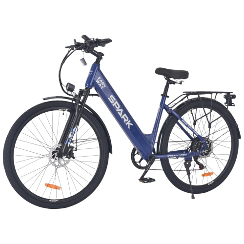 Велосипед с электромотором SPARK E-CITY EASY WAY 18" 48V/500W/12,5Ah синий