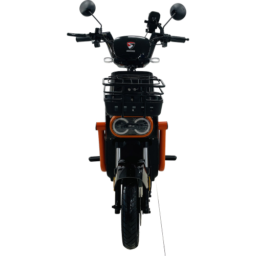 Велосипед с электромотором SPARK TOUR PRO 14" 60V/1000W/20Ah черный с оранжевым