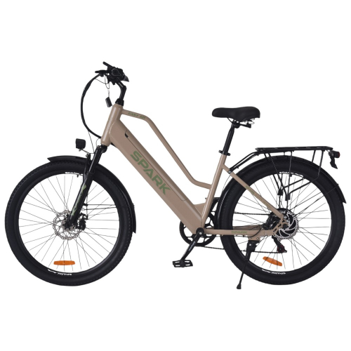 Велосипед с электромотором SPARK E-CITY EASY GO 17" 48V/500W/12,5Ah бежевый