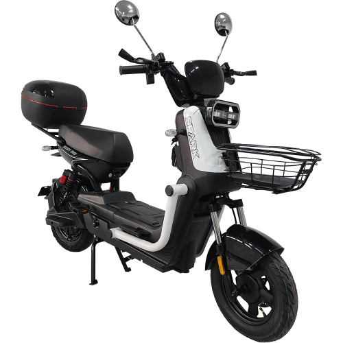 Велосипед с электромотором SPARK BOOST EVO 14" 72V/1200W/20Ah белый