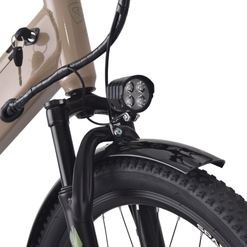 Велосипед с электромотором SPARK E-CITY EASY GO 17" 48V/500W/12,5Ah бежевый