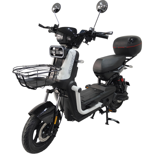 Велосипед с электромотором SPARK BOOST EVO 14" 72V/1200W/20Ah белый