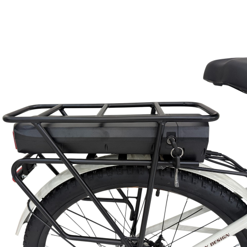 Велосипед с электромотором SPARK E-CITY COMFORT 18" 48V/500W/12,8Ah светло-серый