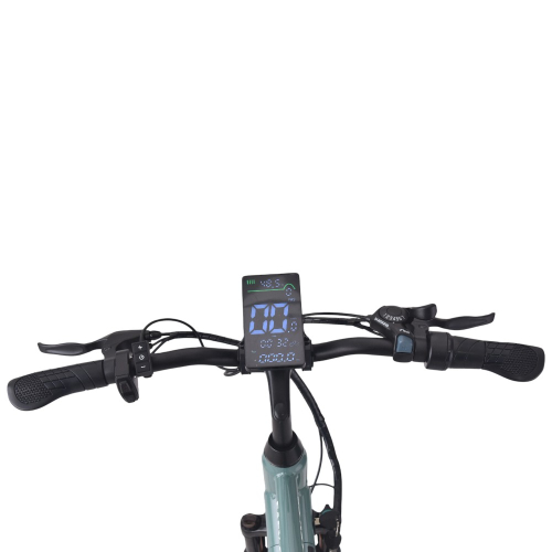 Велосипед с электромотором SPARK E-CITY EASY GO 17" 48V/500W/12,5Ah серо-оливковый