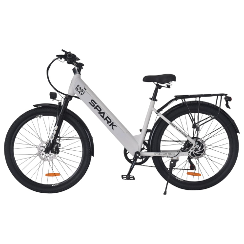 Велосипед с электромотором SPARK E-CITY EASY WAY 17" 48V/500W/12,5Ah серый матовый