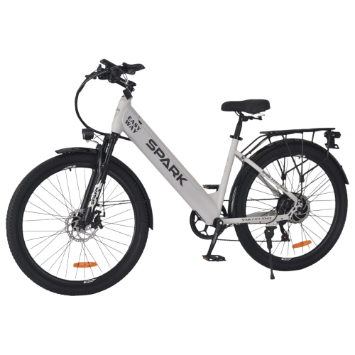 Велосипед с электромотором SPARK E-CITY EASY WAY 17" 48V/500W/12,5Ah серый матовый
