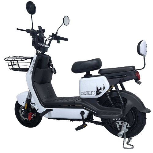 Велосипед с электромотором SPARK SCOUT 14" 60V/1000W/25Ah белый