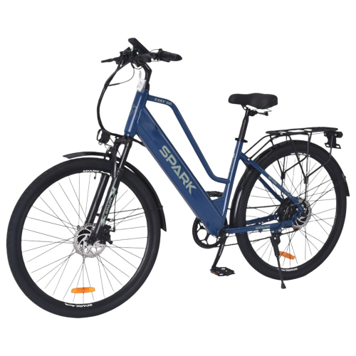 Велосипед с электромотором SPARK E-CITY EASY G0 18" 48V/500W/12,5Ah синий