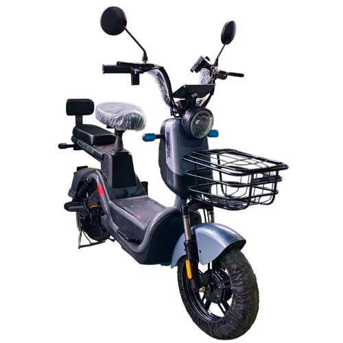 Велосипед с электромотором SPARK R7 14" 60V/800W/25Ah серый