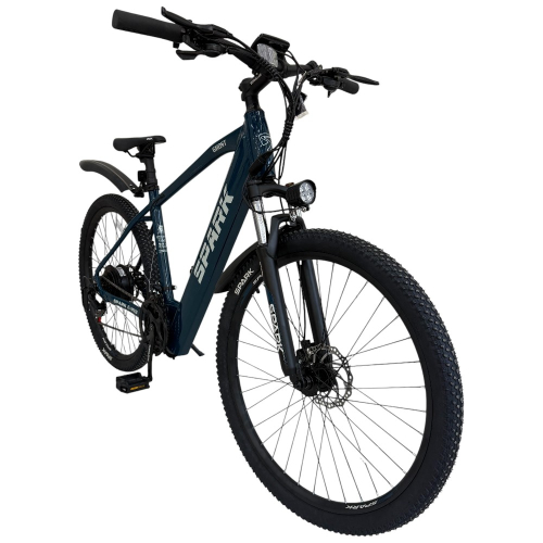 Велосипед с электромотором SPARK E-MTB GHOST 15" 48V/500W/12,8Ah тёмно-синий