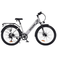 Велосипед с электромотором SPARK E-CITY EASY WAY 17" 48V/500W/12,5Ah серый матовый